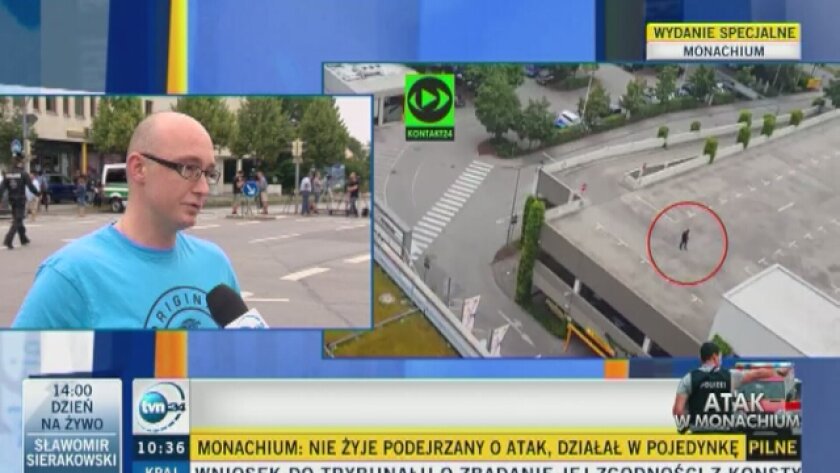 Przemysław Preś, świadek zdarzenia, w rozmowie z reporterem TVN24 Tomaszem Mildynem